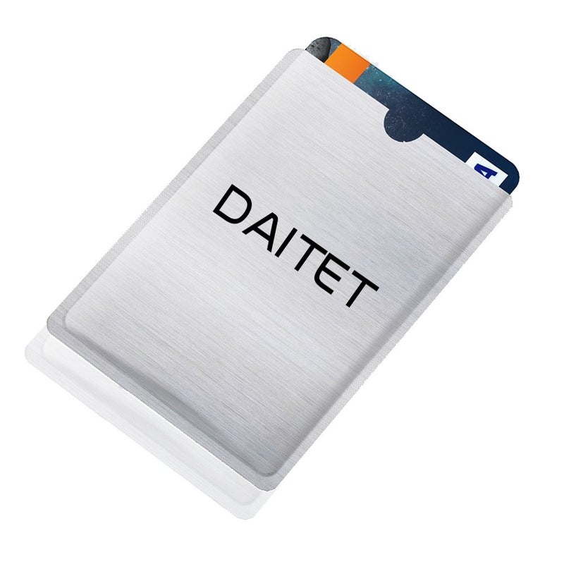 DAITET RFID Blocking Sleeves, Set of 10 Credit Card Holders & 4 Passport Protectors for Men & Women and Wallet Trifold Leather Bifold Wallet - Image 2